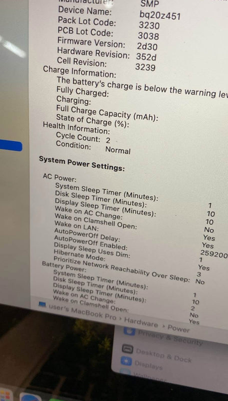MacBook Pro with Charger New Battery!
