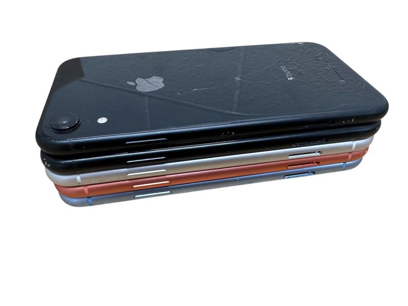 LOT OF 5x iPhone XR OEM Housing - CRACKED FOR PARTS!