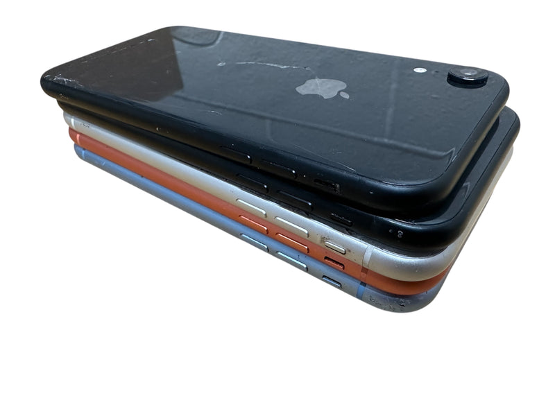 LOT OF 5x iPhone XR OEM Housing - CRACKED FOR PARTS!